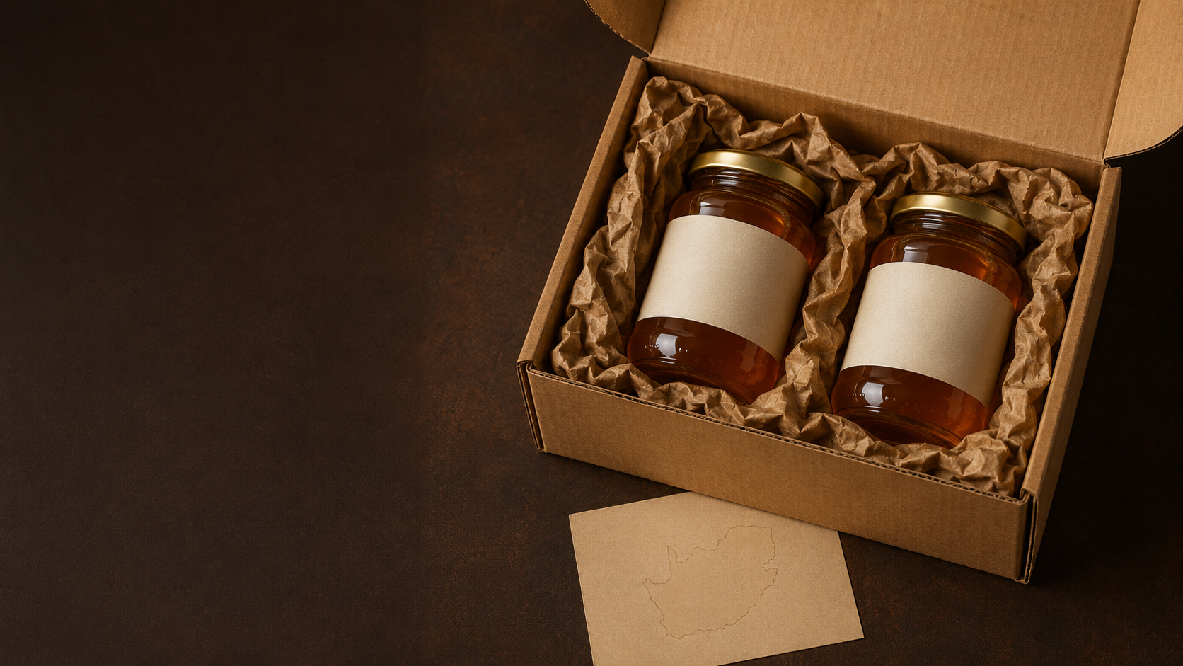 Honey jars safely packed for nationwide delivery in South Africa
